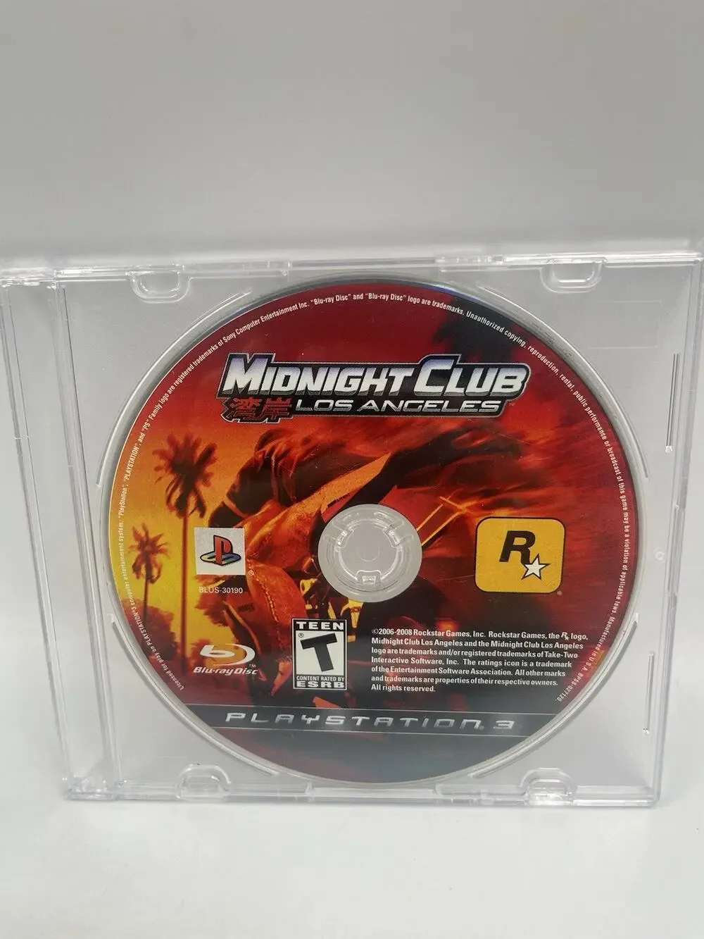 Midnight Club: Los Angeles (PS3) Disc Only - Free Shipping!